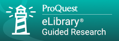 Logo for ProQuest eLibrary - Guided Research edition